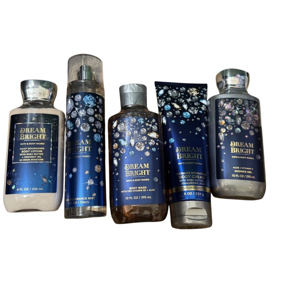 Bath & Body Works 5 Piece Dream Bright‎ Body Care Set